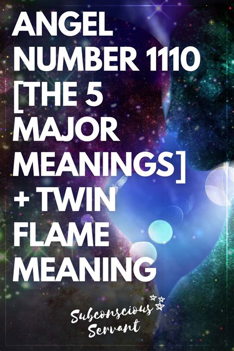 1110 angel number twin flame|The 1110 Angel Number: Guide to Twin Flame Awakening and。